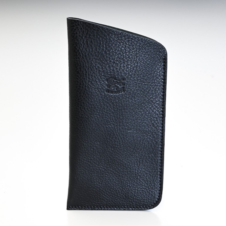 イルビゾンテ IL BISONTE メガネケース メンズ レディース バケッタレザー NERO ブラック C0349P 153 SCA006PV0005BK110X 箔押し名入れ可有料【スペシャルラッピング660円(別売り)】