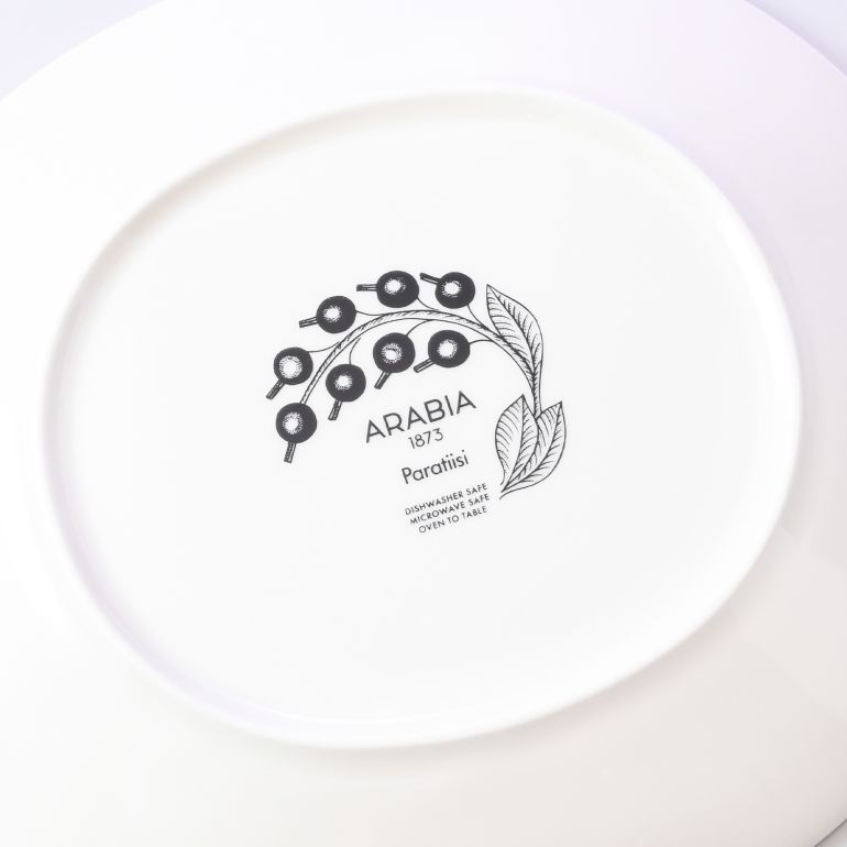 アラビア ARABIA パラティッシ Paratiisi イエロー オーバルプレート 25cm 1005603 北欧食器 洋食器【スペシャルラッピング660円(別売り)】