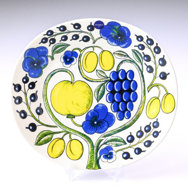 アラビア ARABIA パラティッシ Paratiisi イエロー オーバルプレート 25cm 1005603 北欧食器 洋食器【スペシャルラッピング660円(別売り)】