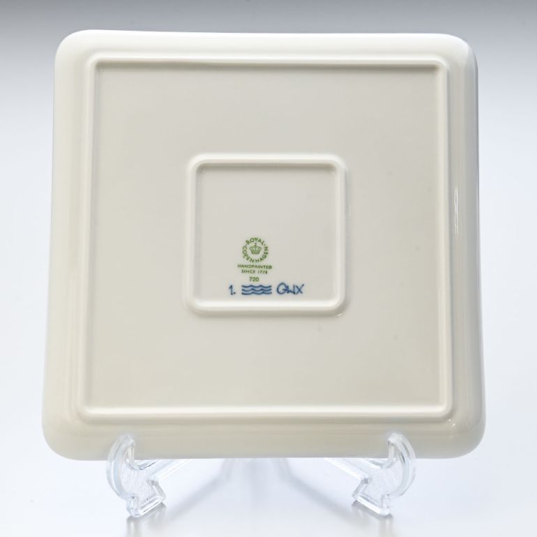 ロイヤルコペンハーゲン ブルーフルーテッド プレイン スクエアプレート 20cm プレート 1101720(1017204) 北欧食器 洋食器 ROYAL COPENHAGEN【スペシャルラッピング660円(別売り)】