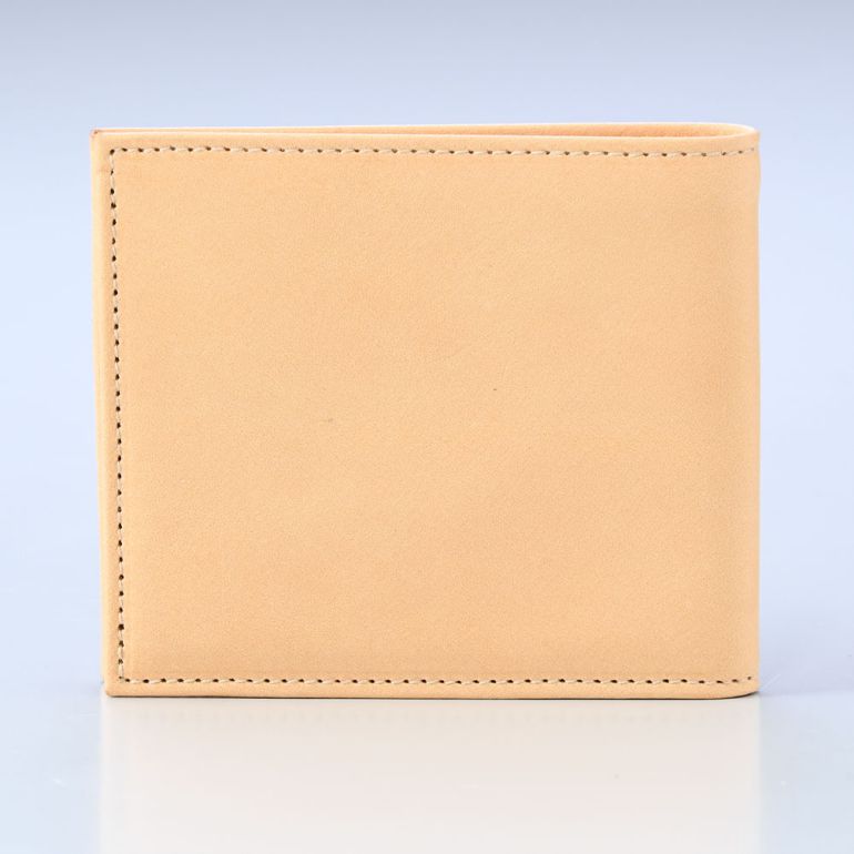 イルビゾンテ IL BISONTE 財布 二つ折り財布 メンズ レディース バケッタレザー ナチュラル ヌメ C0437P 120【スペシャルラッピング660円(別売り)】