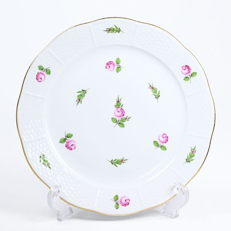 ヘレンド HEREND プレート プティットローズ PRシリーズ 洋食器 25cm