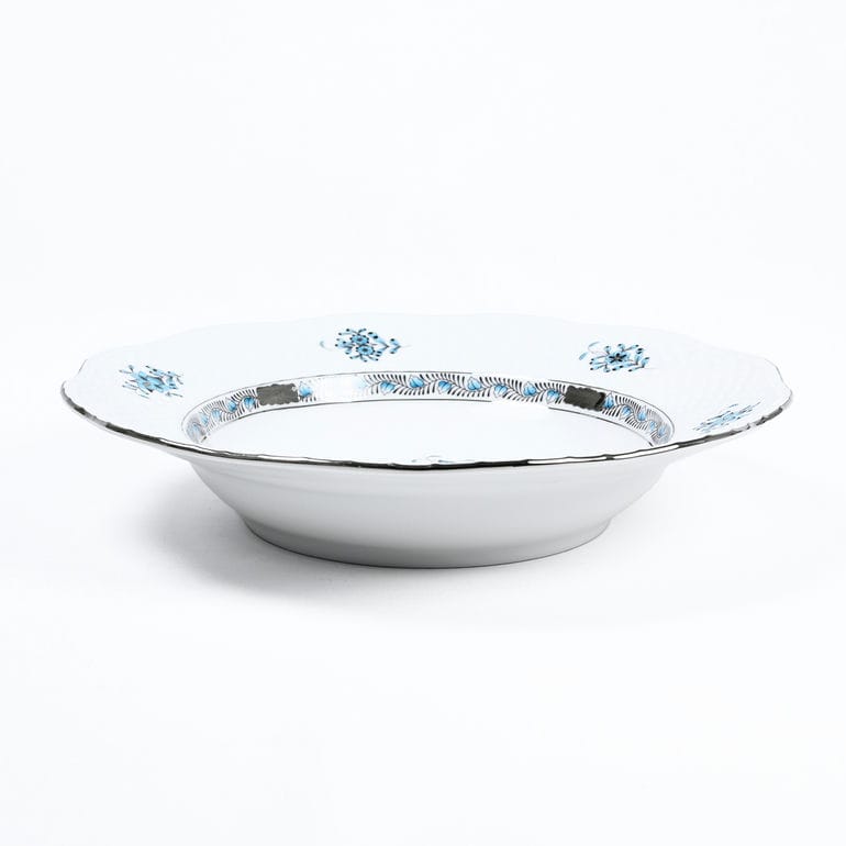 ヘレンド HEREND スーププレート 21cm アポニーターコイズ プラチナ スーププレート 505000 ATQ3 PT 【00505000-ATQ3-PT】 手描き 中皿 洋食器 高級【スペシャルラッピング660円(別売り)】