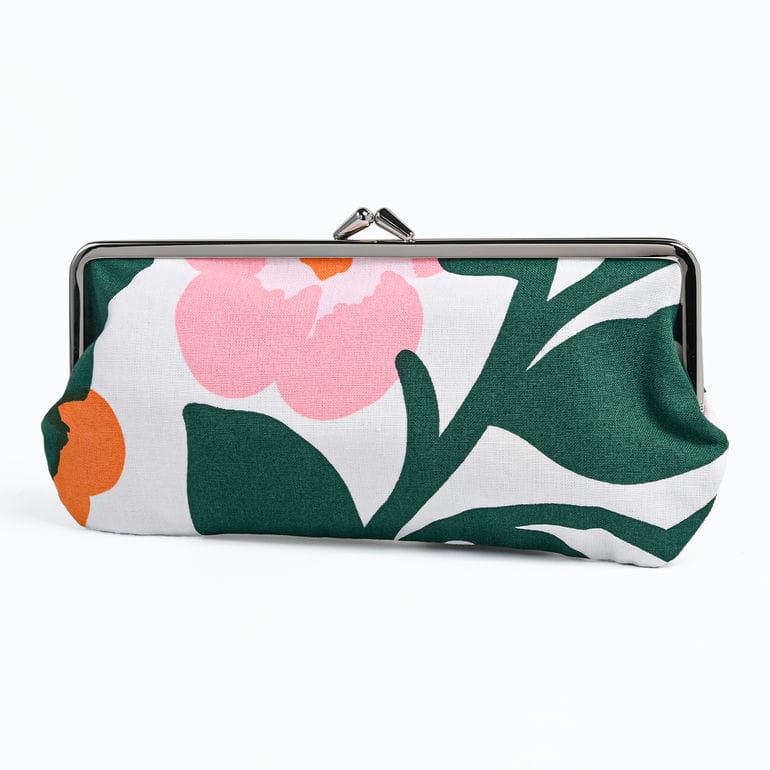 【刺しゅう名入れ可有料】マリメッコ marimekko 小物入れ ポーチ コスメ ペンケース がま口 Pieni ピエ二 GreenGreen シルマラシ グリーン 73880 073880 163 北欧雑貨 北欧デザイン クロネコゆうパケット限定 送料無料