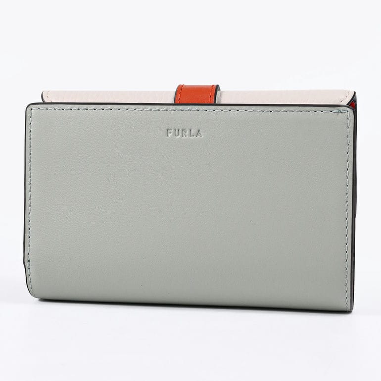 【名入れ可有料】フルラ FURLA 二つ折り財布 小銭入れ付き GRAZIA グラジア コンパクト ウォレット ホワイト系 グリーン系 ブラウン WP00498 BX1588 3779S【純正紙袋・リボン付き】【スペシャルラッピング660円(別売り)】