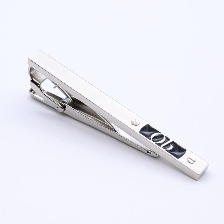 名入れ無料 オロビアンコ ネクタイピン メンズ タイピン タイクリップ シルバー ブラック ORT540A