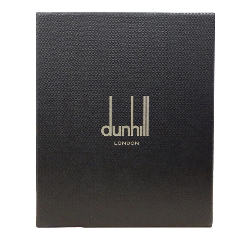 【人気デザイン!!】ダンヒル ☆ 折り財布 ブラックグレー プリント柄  レザー ダンヒル dunhill 財布 二つ折り財布 小銭入れなし メンズ ベル