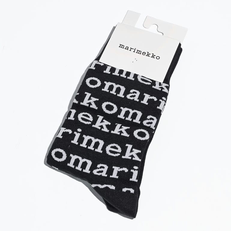 マリメッコ marimekko レディース ソックス 靴下 くつ下 KASVAA ロゴ