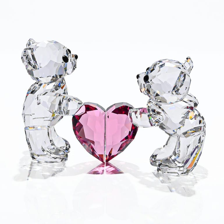 スワロフスキー SWAROVSKI クリスタルフィギュア フィギュリン Krisベア A PERFECT MATCH 5690970 インテリア オブジェ 置物【スペシャルラッピング660円(別売り)】