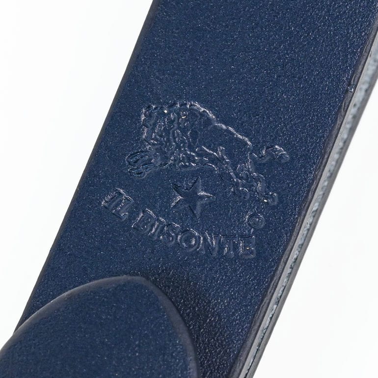 イルビゾンテ IL BISONTE キーリング キーホルダー メンズ レディース バケッタレザー ブルーネイビー SKH019PG0001BL137 ネコポス限定 送料無料<br>【スペシャルラッピング660円(別売り)】