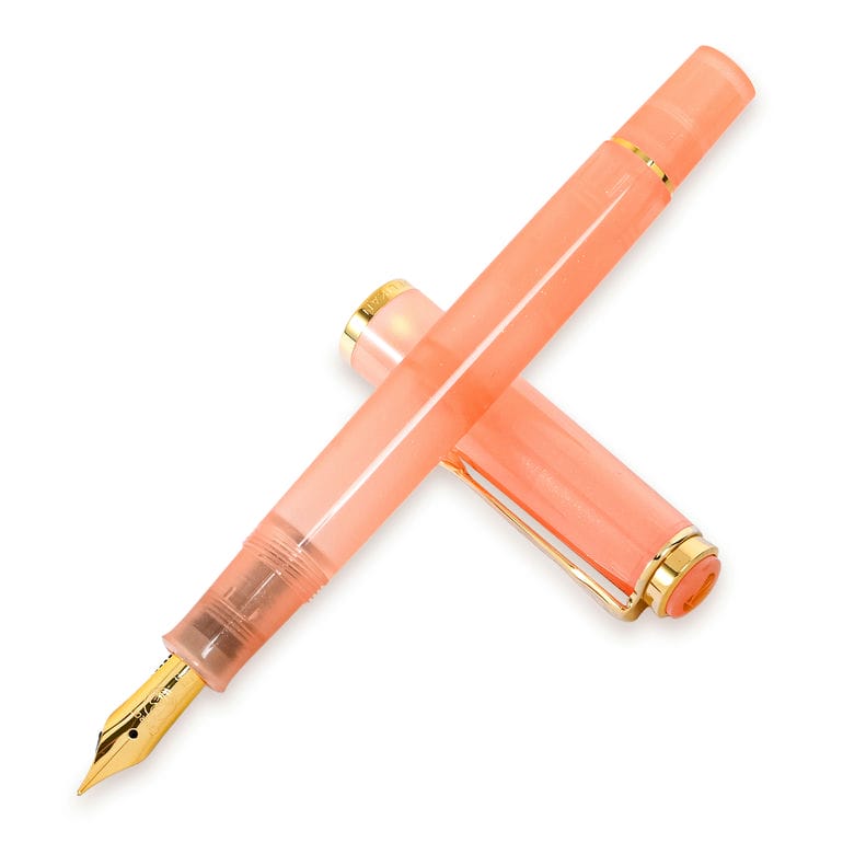 ペリカン Pelikan 万年筆 2025限定色 Classic クラシック アプリコット アゲート M200 ペン先EF(極細字) 特別生産品 高級筆記具 インク特典有 万年筆 文房具【スペシャルラッピング660円(別売り)】