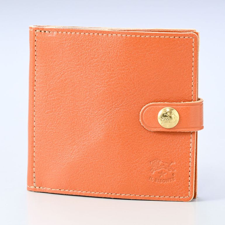 イルビゾンテ IL BISONTE 財布 二つ折り財布 メンズ レディース バケッタレザー キャラメル ヤキヌメ C0508P 145 名入れ可有料 SBW015PV0005CA101B 箔押し【スペシャルラッピング660円(別売り)】