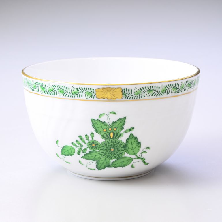 ヘレンド ボウル アポニー・グリーン スラップボウル 洋食器 12cm 1365000 AV 【01365000-AV】【スペシャルラッピング660円(別売り)】