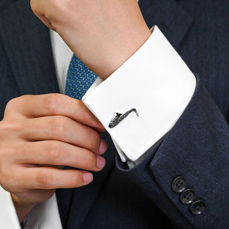 モンアート MONART カフス メンズ カフリンクス カフスボタン サックス