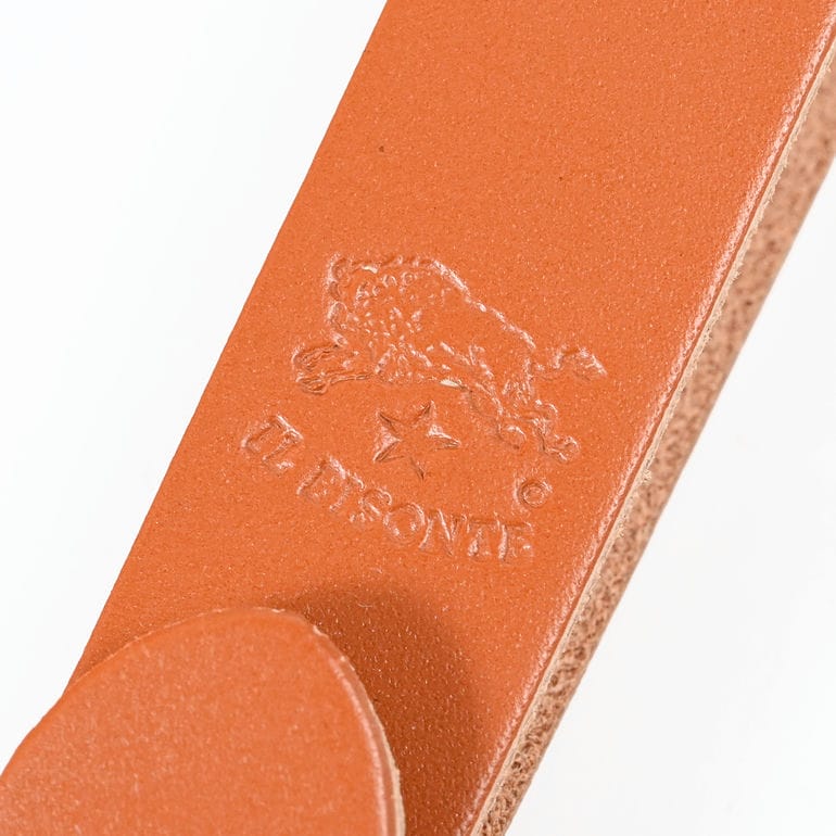 イルビゾンテ IL BISONTE キーリング キーホルダー メンズ レディース バケッタレザー ヤキヌメ ブラウン SKH019PG0001CA101 ネコポス限定 送料無料<br>【スペシャルラッピング660円(別売り)】