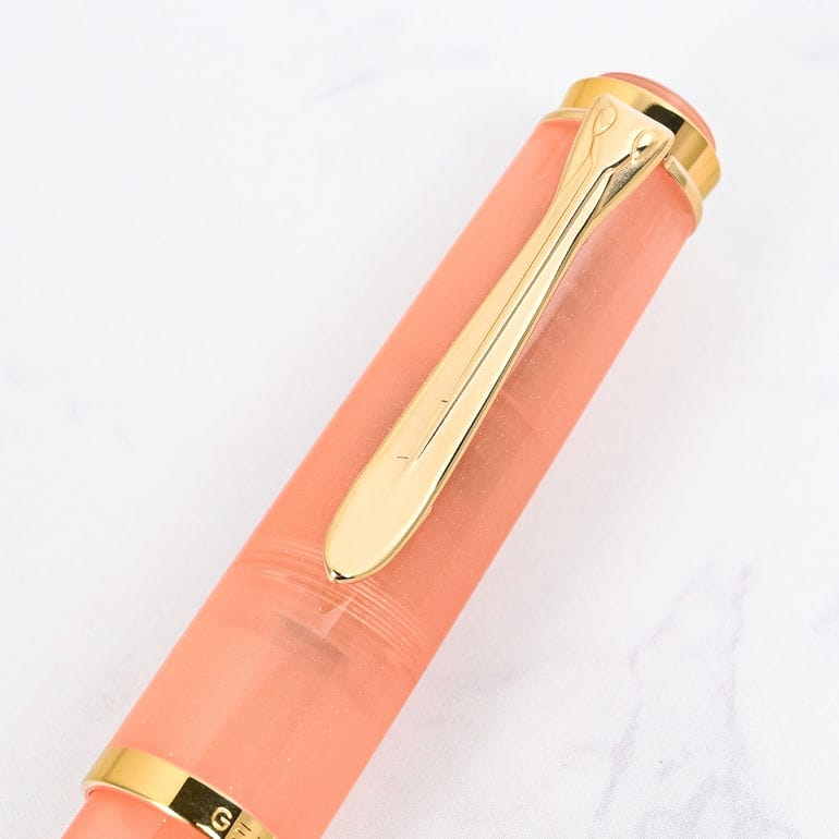 ペリカン Pelikan 万年筆 インクセット 2025限定色 Classic クラシック アプリコット アゲート M200 ペン先EF(極細字) 特別生産品 高級筆記具 万年筆 文房具【スペシャルラッピング660円(別売り)】