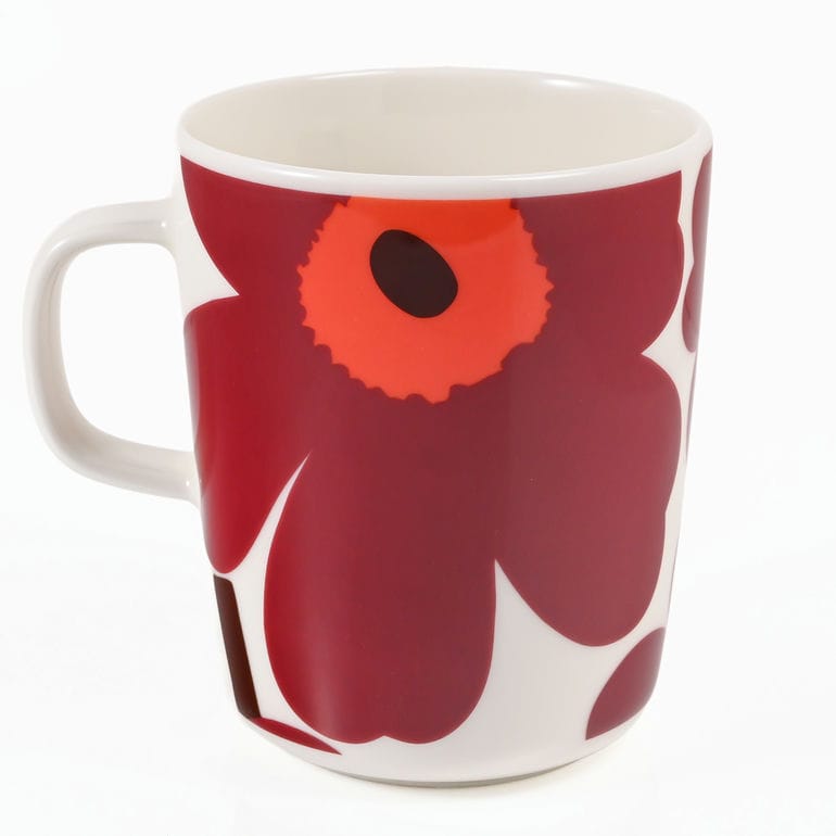 【名入れ可有料】マリメッコ marimekko マグカップ コップ 250ml 2025冬新作 ウニッコ バーガンディ レッド 75646 075646 133 洋食器 北欧食器 北欧デザイン<br>【スペシャルラッピング660円(別売り)】