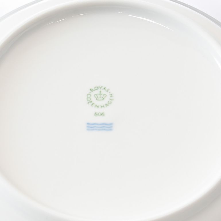 ロイヤルコペンハーゲン ホワイトフルーテッド ハーフレース 深皿 ディーププレート 24cm 1128606(1061054) 北欧食器 洋食器 ROYAL COPENHAGEN【スペシャルラッピング660円(別売り)】