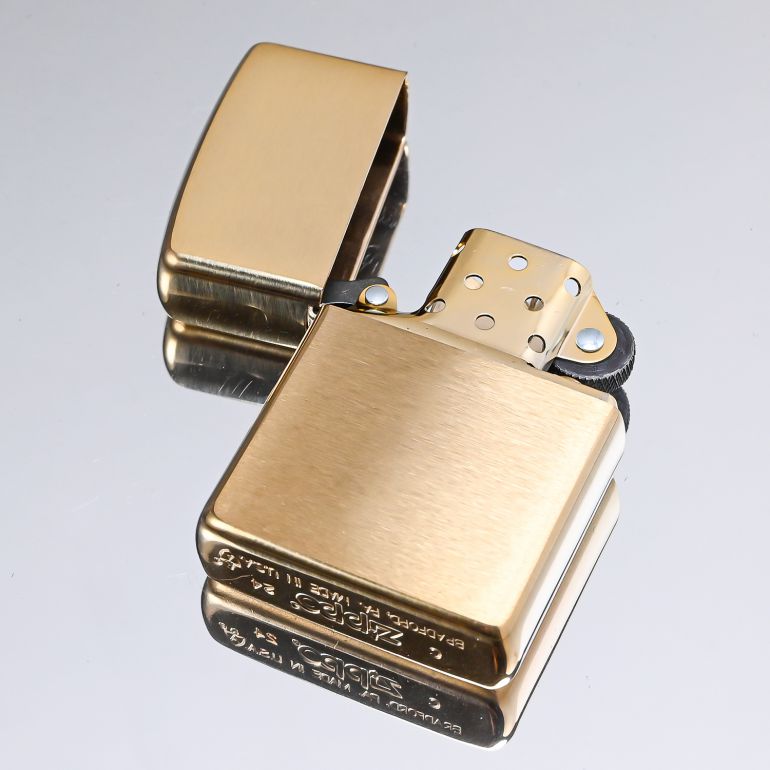 ZIPPO ジッポー ライター ジッポ アーマー ARMOR BR FIN BR ゴールド