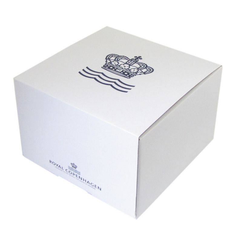 ロイヤルコペンハーゲン　ホワイトフルーテッド　ハーフレース　蓋付スープカップ2個 Royal Copenhagen White Fluted Half Lace Tea Cup & Saucer