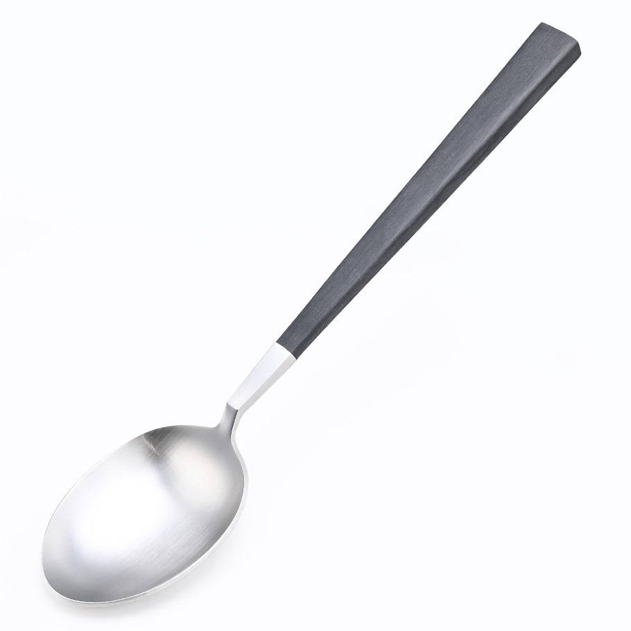 【名入れ可有料】クチポール Cutipol KUBE クーベ ブラック シルバー 6点セット ディナー ナイフ フォーク スプーン 洋食器【スペシャルラッピング660円(別売り)】