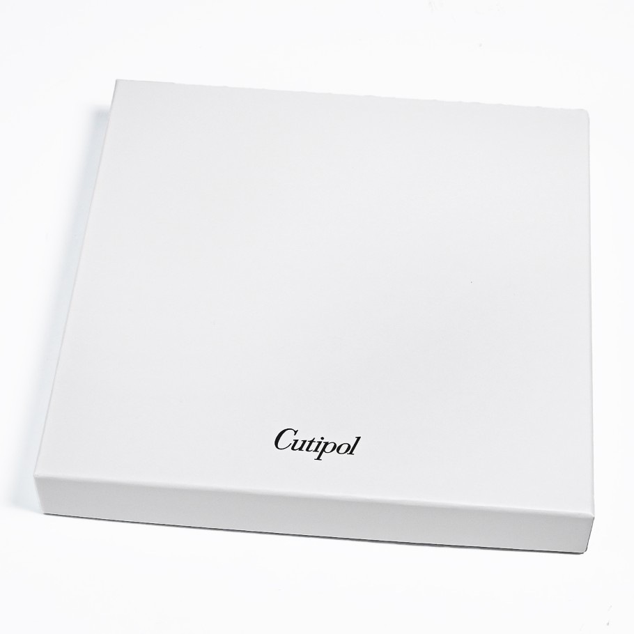 【名入れ可有料】クチポール Cutipol KUBE クーベ ブラック シルバー 6点セット ディナー ナイフ フォーク スプーン 洋食器【スペシャルラッピング660円(別売り)】