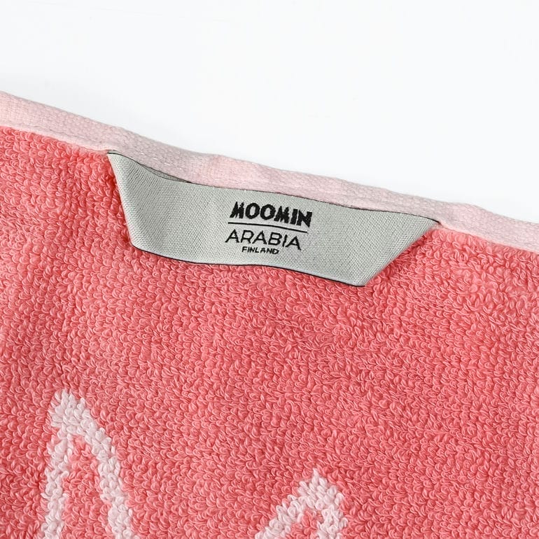アラビア ARABIA タオル バスタオル 70cm×140cm ムーミン ラブ ピンク 1072617 北欧 雑貨 フィンランド<br>【スペシャルラッピング660円(別売り)】ネコポス限定 送料無料