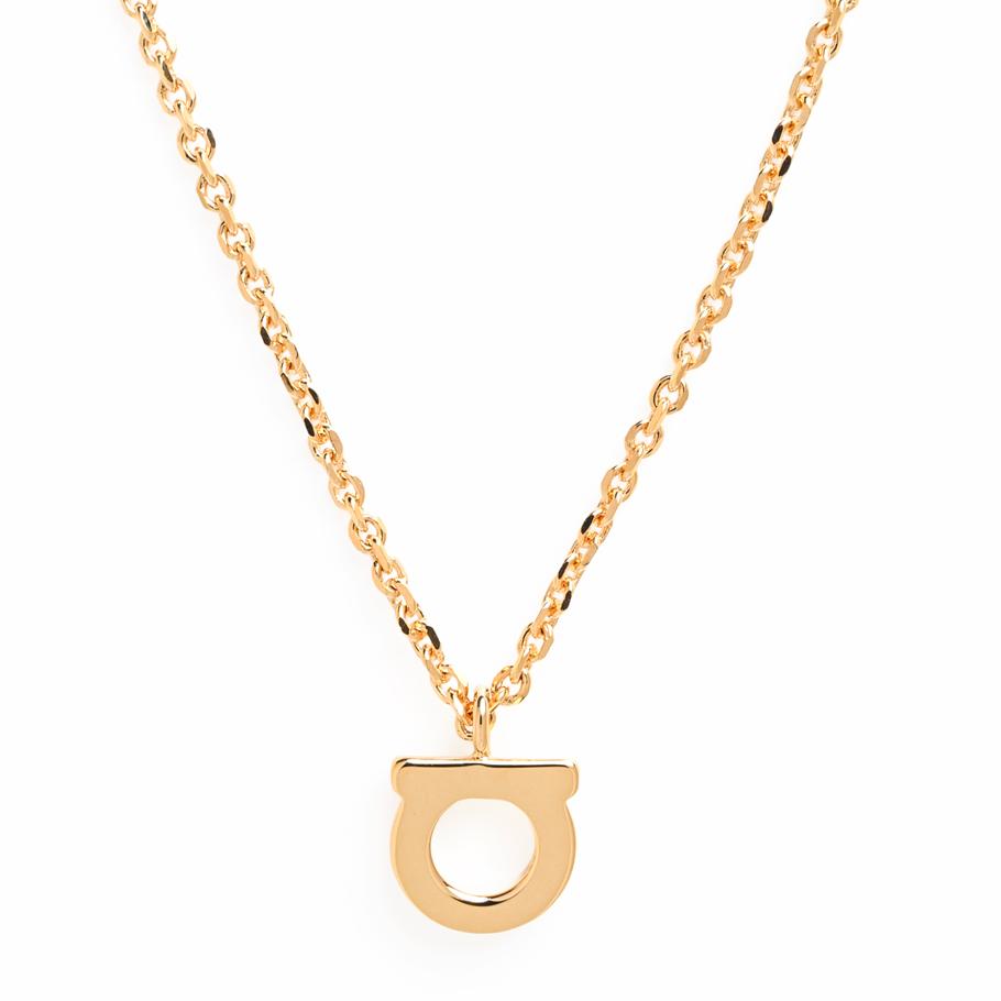 【スペシャルラッピング付き】フェラガモ Salvatore Ferragamo サルヴァトーレフェラガモ ネックレス ガンチーニ レディース ゴールド クリスタル 760131 696654 0696654