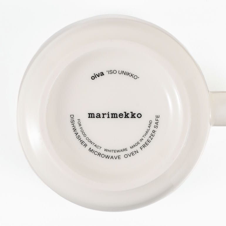 【名入れ可有料】マリメッコ marimekko マグカップ コップ 400ml イソ ウニッコ ホワイト ストロー 74536 074536 120 洋食器 テーブルウェア 北欧食器 北欧デザイン<br>【スペシャルラッピング660円(別売り)】