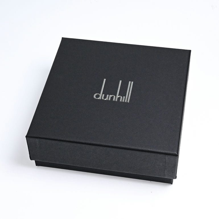 ダンヒル ベルト メンズ dunhill 幅3.5cm カドガン リバーシブル ラウンドファセットバックル ブラック×ネイビー 24R4T19AA001 ネーム入れ 【名入れ可有料】<br>【スペシャルラッピング660円(別売り)】