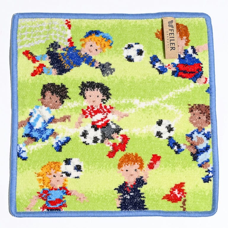 【刺しゅう名入れ可有料】フェイラー FEILER ハンカチ ハンドタオル 25cm メンズ レディース サッカー ジーンズ ネコポス限定 送料無料<br>【スペシャルラッピング660円(別売り)】