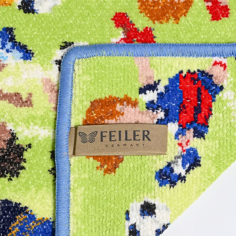 【刺しゅう名入れ可有料】フェイラー FEILER ハンカチ ハンドタオル 25cm メンズ レディース サッカー ジーンズ ネコポス限定 送料無料<br>【スペシャルラッピング660円(別売り)】