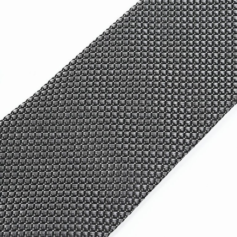 エンポリオ アルマーニ EMPORIO ARMANI ネクタイ メンズ 大剣幅7.5cm シルク100% ジャカードマイクロチェック グレー MADE IN ITALY EM001346 TE13740 F8109【スペシャルラッピング660円(別売り)】
