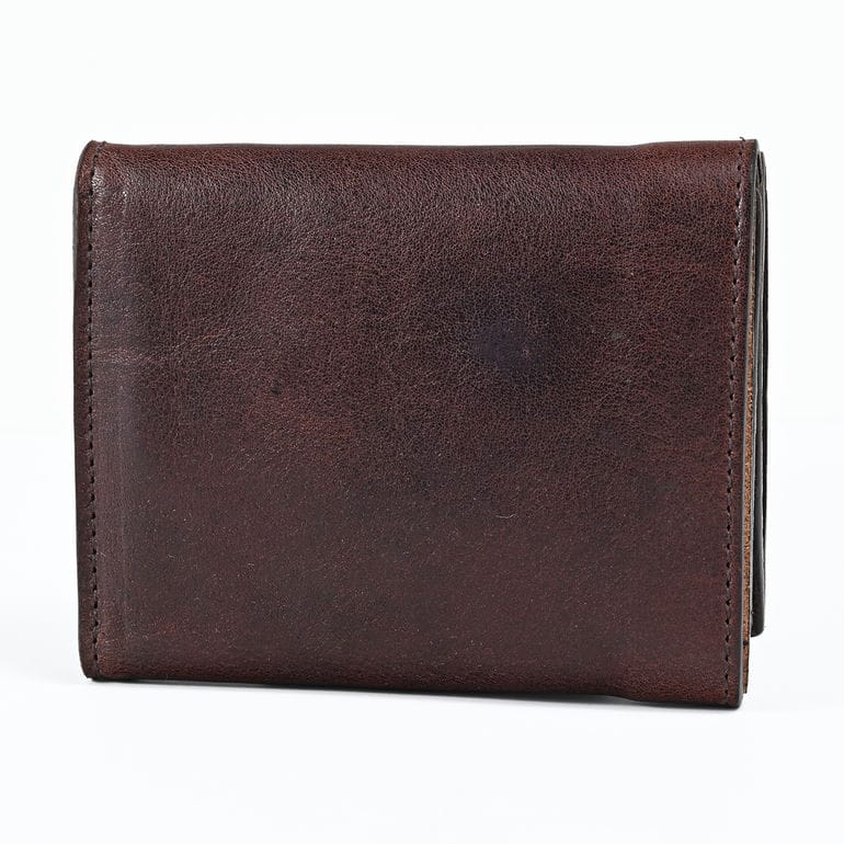 【名入れ可有料】イルビゾンテ IL BISONTE 三つ折り財布 小銭入れ付き メンズ レディース バケッタレザー ダークブラウン SSW022PO0001BW432【スペシャルラッピング660円(別売り)】