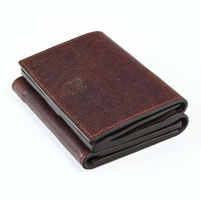 名入れ可有料】イルビゾンテ IL BISONTE 三つ折り財布 小銭入れ付き