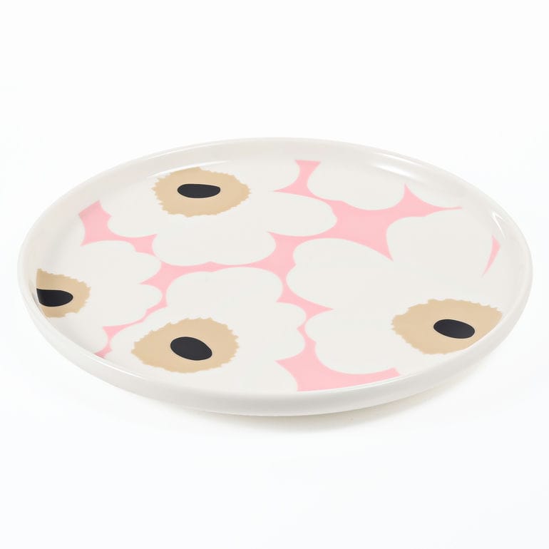 マリメッコ marimekko プレート 20cm ウニッコ オフホワイト ピンク