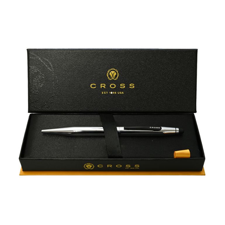 クロス ボールペン メンズ レディース TECH2 テックツー クローム AT0652-2 タッチペン マルチペン 複合ペン (黒+スタイラス) 名入れ無料 名入れギフト ボールペン 文房具【スペシャルラッピング660円(別売り)】