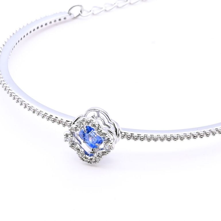 スワロフスキー SWAROVSKI ブレスレット バングル レディース シルバー