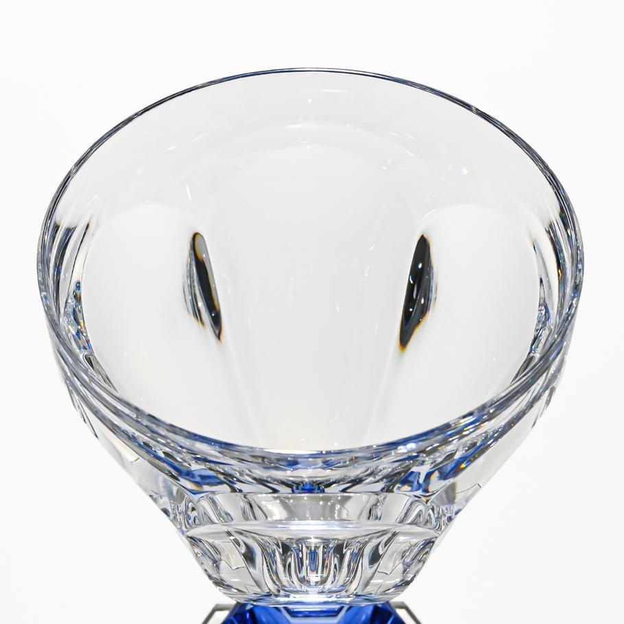 バカラグラス　アルクール　イブ　ブルーボタン 一本 Amazon｜バカラ Baccara グラス アルクール イヴ HARCOURT EVE ブルー
