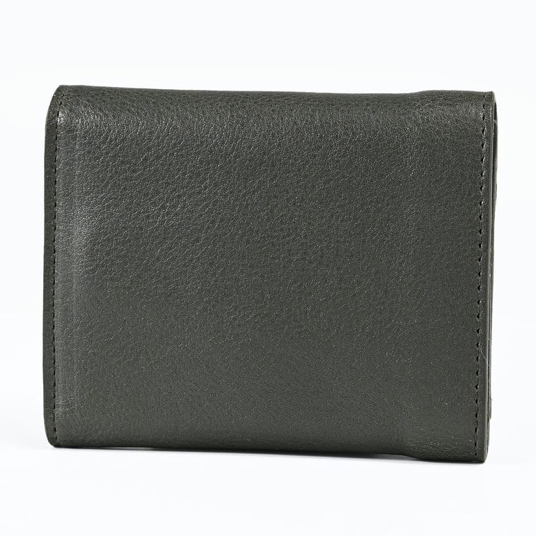 【名入れ可有料】イルビゾンテ IL BISONTE 三つ折り財布 小銭入れ付き メンズ レディース バケッタレザー グリーン SSW022PO0001GR378【スペシャルラッピング660円(別売り)】