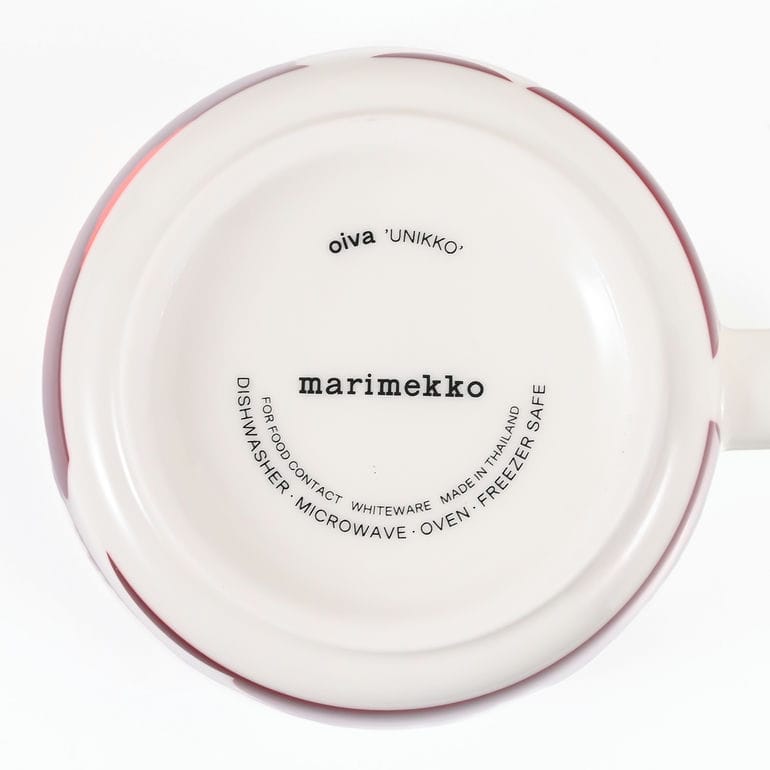 【名入れ可有料】マリメッコ marimekko マグカップ コップ 400ml 2025冬新作 ウニッコ バーガンディ レッド 75647 075647 133 洋食器 テーブルウェア 北欧食器 北欧デザイン<br>【スペシャルラッピング660円(別売り)】