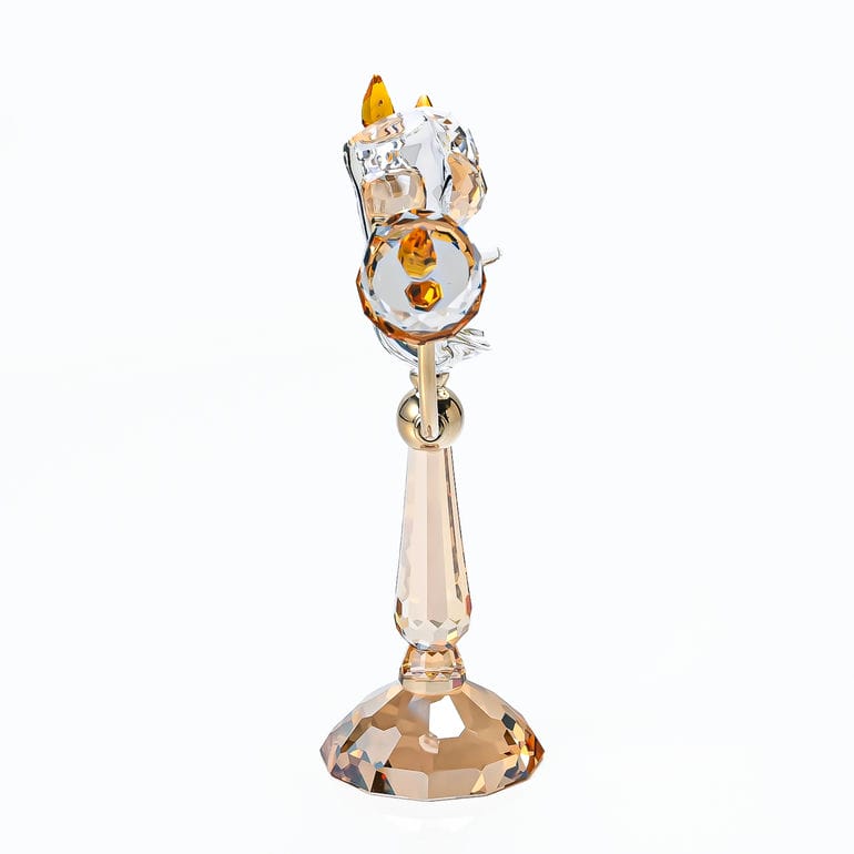 スワロフスキー SWAROVSKI クリスタルフィギュア フィギュリン Disney ディズニー Beauty And The Beast 美女と野獣 Lumiere ルミエール 5714329 インテリア オブジェ 置物<br>【スペシャルラッピング660円(別売り)】