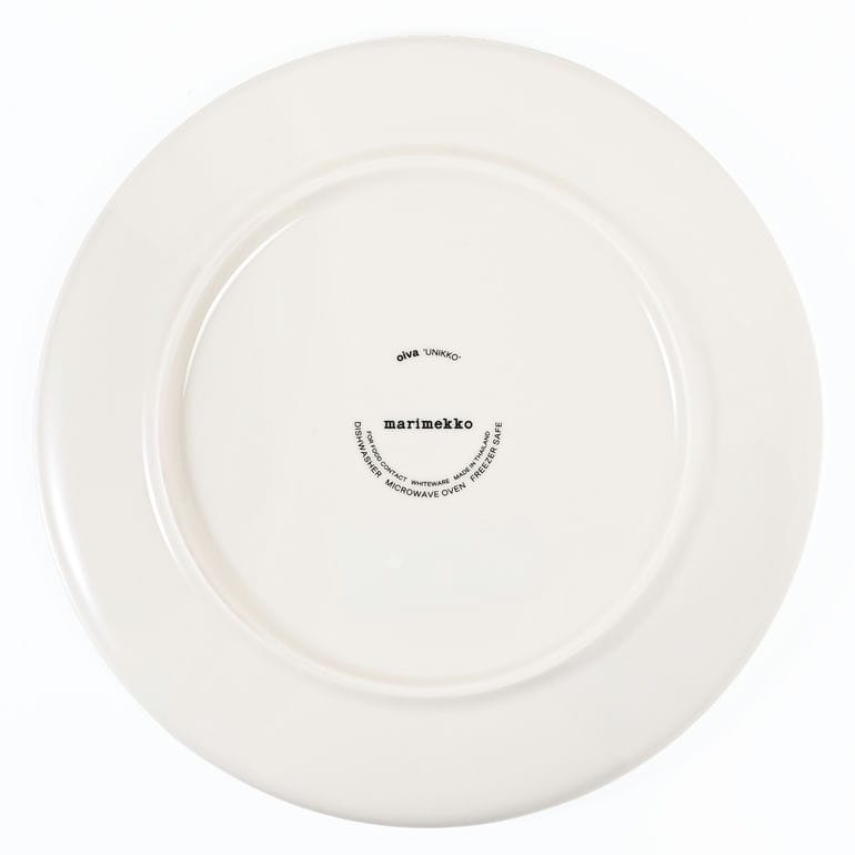 マリメッコ marimekko プレート 20cm ウニッコ オフホワイト