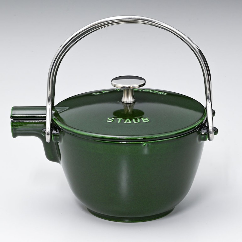 STAUB ティーポット　ラウンド　バジルグリーン Amazon｜Staub ラウンドティーポット バジルグリーン 40509-423