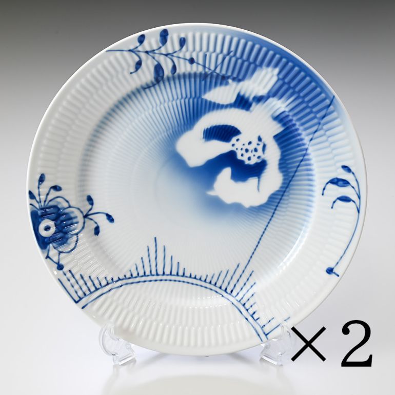 2枚セット ロイヤルコペンハーゲン 20周年記念シリーズ メガローズ プレート フラットプレート 27cm 2300627(1055307) 北欧食器 洋食器 【スペシャルラッピング1100円(別売り)】