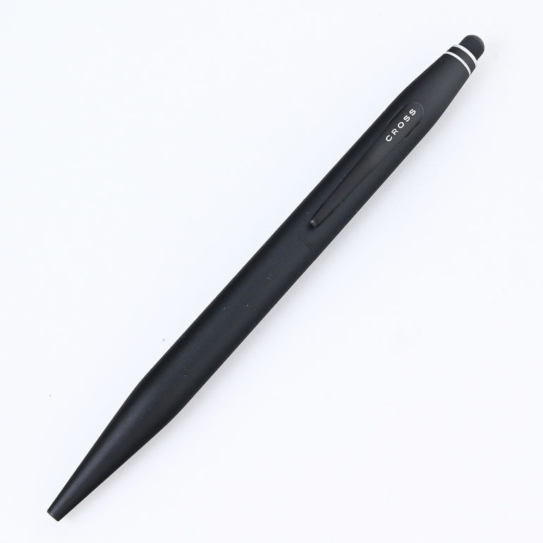 クロス ボールペン メンズ レディース TECH2 テックツー AT0652-1 サテンブラック タッチペン マルチペン 複合ペン (黒+スタイラス) 名入れ無料 名入れギフト ボールペン 文房具【スペシャルラッピング660円(別売り)】