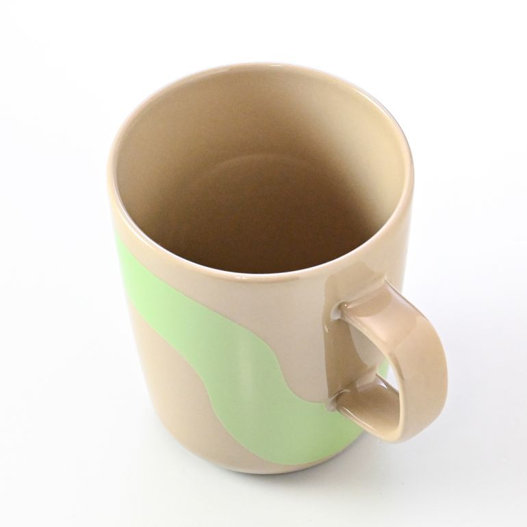 【名入れ可有料】マリメッコ marimekko マグカップ コップ 250ml ペア 2個セット Seireeni セイレーニ ダークブルー×ミント 072253 856 北欧食器 洋食器【スペシャルラッピング660円(別売り)】