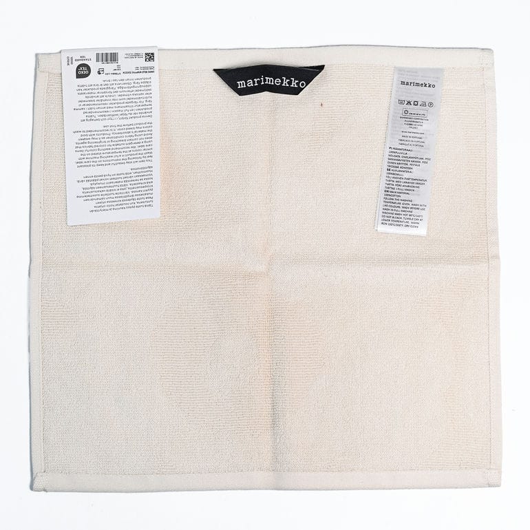 【刺しゅう名入れ可有料】マリメッコ marimekko ハンドタオル ミニタオル ハンカチ Unikko ウニッコ ソリッド MINIPYYHE オフホワイト 73894 073894 100 北欧雑貨 北欧デザイン クロネコゆうパケット限定 送料無料<br>【スペシャルラッピング660円(別売り)】