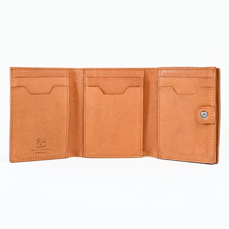 名入れ可有料】イルビゾンテ IL BISONTE 三つ折り財布 小銭入れ付き