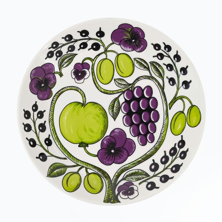 アラビア ARABIA プレート 21cm パラティッシ Paratiisi パープル 1005606 洋食器 北欧 雑貨 キッチン フィンランド 陶器<br>【スペシャルラッピング660円(別売り)】